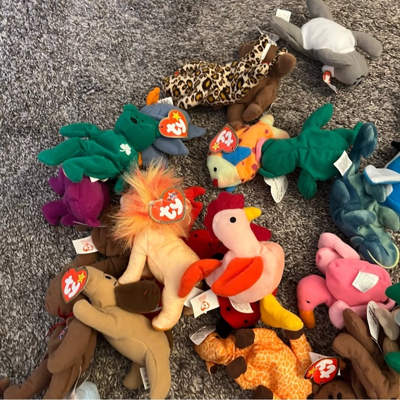 Ty Mini Vintage Beanie Baby Lot Of 65, Christmas Exclusives & Animals McDonald’s - Picture 3 of 7